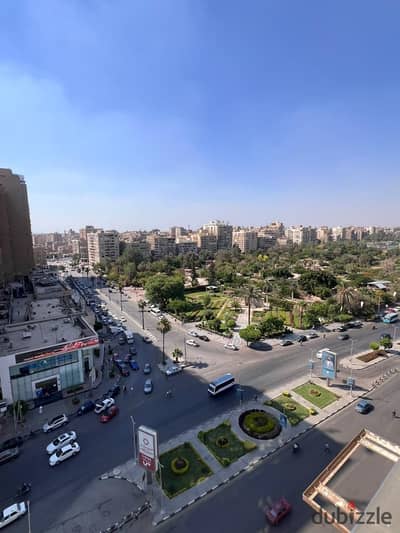 شقة للايجار 90م ميدان روكسي تطل على ميريلاند مباشر فيو بانوراما