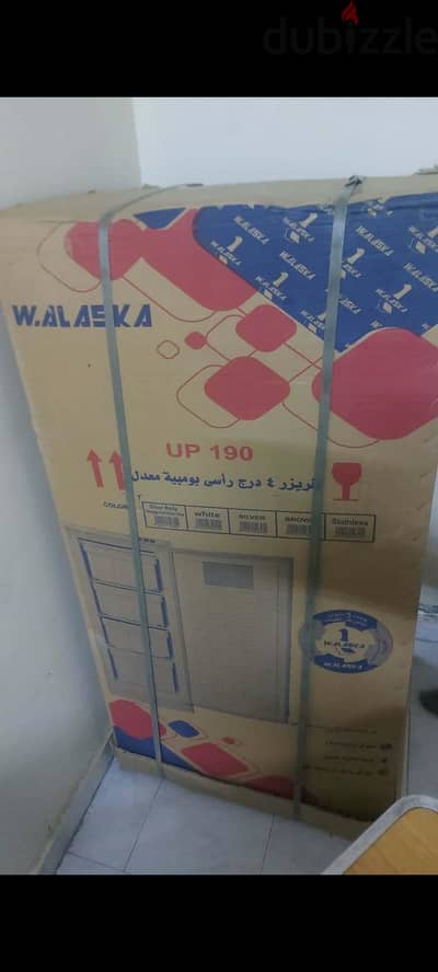 فريزر  ألاسكا ٤ درج جديد بالكرتونة