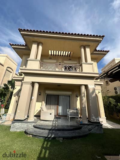 للبيع بمدينتي فيلا  مستقلة مميزة مفروشة جديد بالأجهزة  بالمجموعة 23(Four Seasons) من طلعت مصطفى، أرض 400 م  ومبانى 290 م موقع استثنائي  و خصوصية كاملة