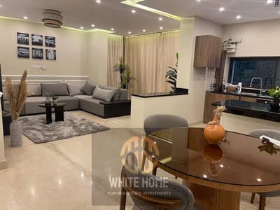 Apartment with Private Garden Ultra modern finishing, Fully Furnished for rent at Lake View Residence Compound in New Cairo nearest The lake’s & Mall.