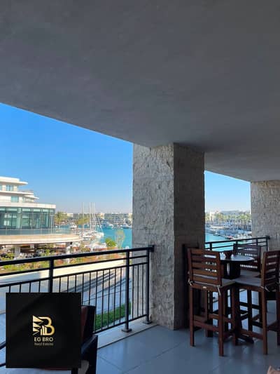 Fully Furnished 3BR Chalet with Yacht & Marina Canal View for Rent in Marassi Marina