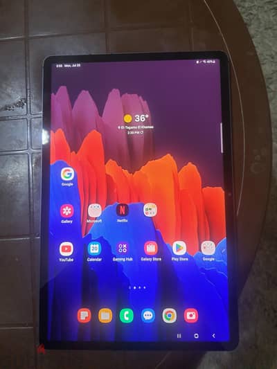 سامسونج تابلت S7 plus بحالة الجديد