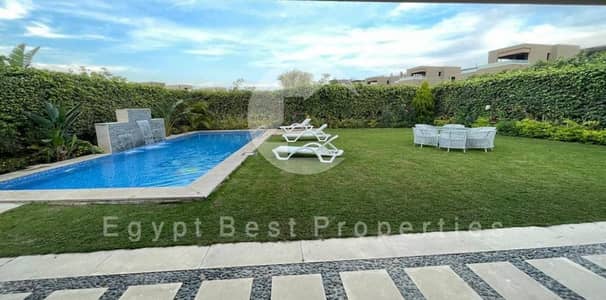 A very elite villa for rent in Palm hills katameya Extension PK2 5th settlement new cairo