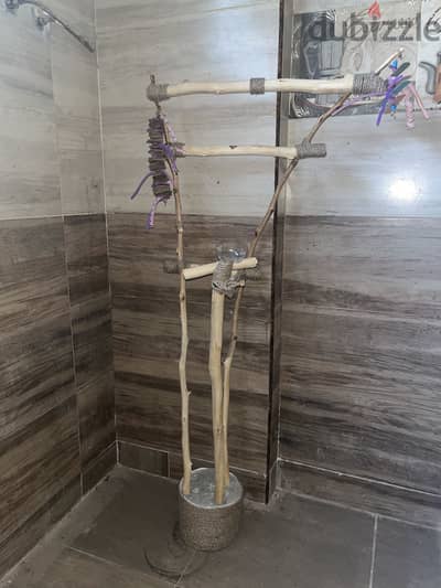 Parrot bird perch stand