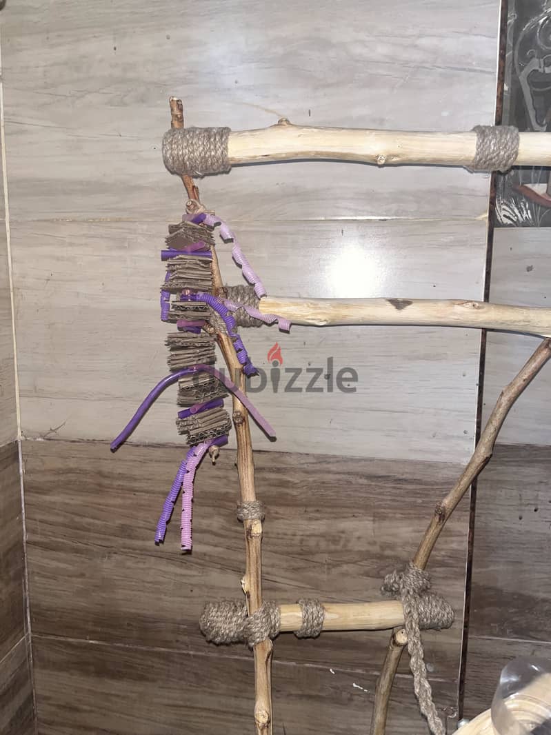 Parrot bird perch stand 2