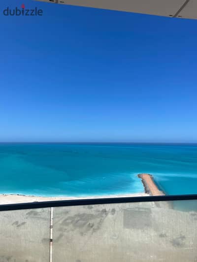 Apartment for Sale Ready To Move with full sea view finished, with a 10%down payment and 10 years in installments in El Alamein Towers