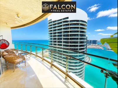Apartment for sale directly on the sea (90 sq m) full sea view - very high-end finishing / next to the Latin Quarter, Mazarine, Alamein Towers