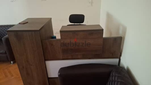 ريسبشن مكتب استقبال خشب مودرن للبيع
