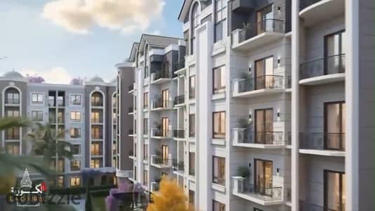 119 sqm apartment for sale in La Courbe compound in October in front of MSA University | with a down payment of 428,000 and 10 years installments without interest | the first fully smart compound on the Oasis Road