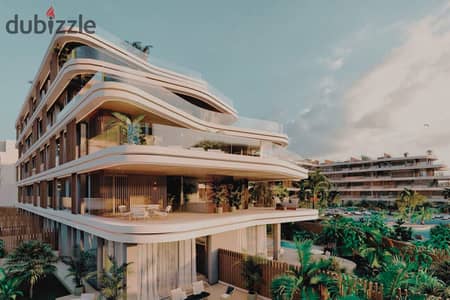 For sale, a hotel room in the A Vida project – North Coast | Fully furnished with furniture, appliances, and air conditioning