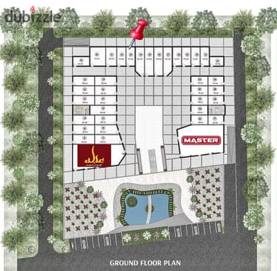 Investment in a ground floor shop of 43m in Joya Mall on Al Wahat Road in front of MSA University with a 10% down payment and 6 years installments, managed by KAD company.