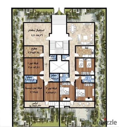 170m Ground Apartment with 150m Private Garden - 9th District (Cash or Installments)