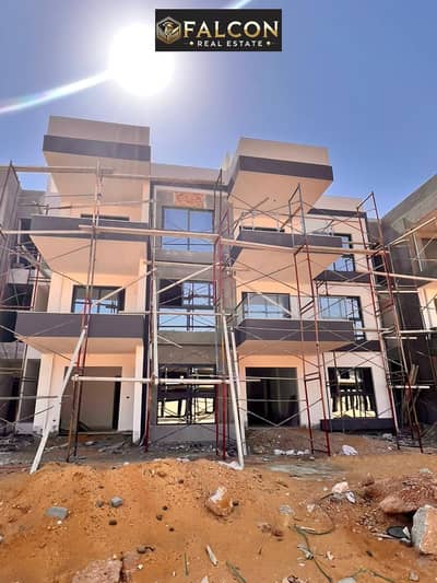 Chalet for sale in Ain Sokhna featuring a panoramic sea view and a hotel-standard finish; managed by Concorde El Salam, with a 10-year installment pla