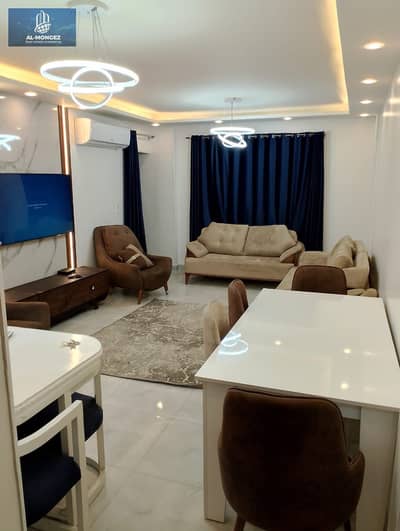 Fully Furnished apartment for re 122 square meter, prime location close to the East Court in Rehab City, First Settlement, New Cairo