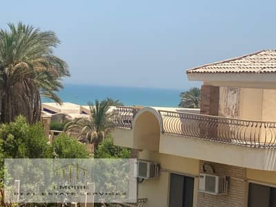 Standalone 2nd row sea, total of 3.5M, close to the Suez Road-Villa for sale in Ain Sokhna - Sand Beach