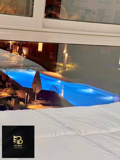 Fully Furnished 2BR Chalet with Pool View for Rent in Marassi Marina