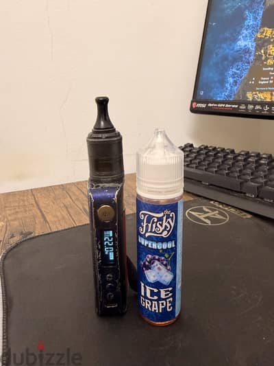 للبيع  فيب vaporesso Target 200 +  تانك ريبيلد Berseker V2 MTL