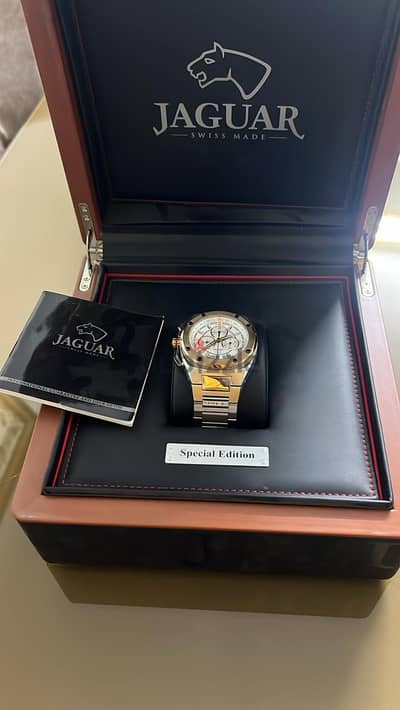 Jaguar watch j808/1 special edition swiss made
