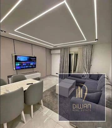 3-bed corner ground apartment with garden, Al Burouj El Shorouk. Loaded services, 33% FAB discount + extra discount.
