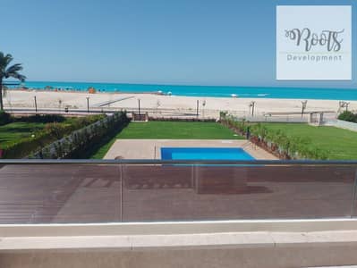 For Daily Rent Standalone Villa with Garden and Pool,Fully furnished with AC/S,First Row of the Sea, In Marina 7 - North Coast