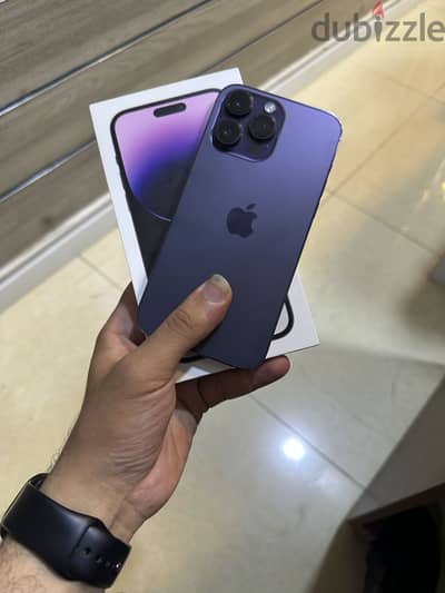 آبل - آيفون 14 برو ماكس بحاله الزيرو Battery 86%