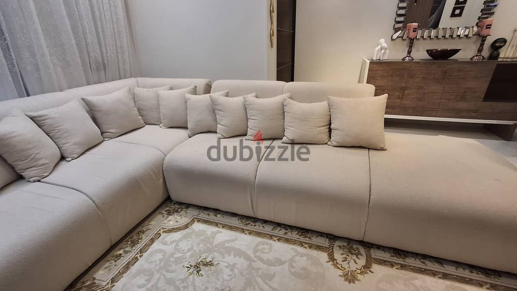 living sofa L-shaped 3