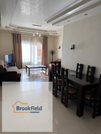ستوديو للايجار مفروش بالكامل فى كمبوند ذا فيلدج بجوار شارع التسعين والجامعة الامريكيه Fully Furnished Studio for Rent in The Village