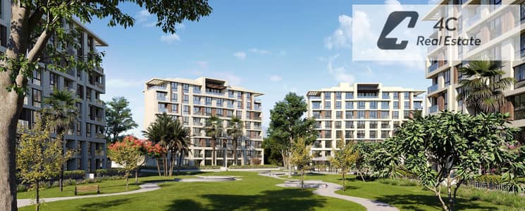 Lowest total price on the market a fully finished immediate-delivery resale apartment in City Gate  New Cairo Fifth Settlement open view landscape