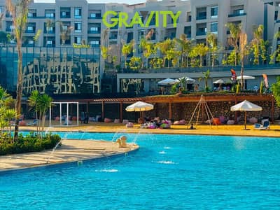 شاليه فورى متشطب بالأجهزة و الفرش و التكيفات بجاردن على البحر - شاليه للبيع - مدينة الجلالة - سكاى سيتى