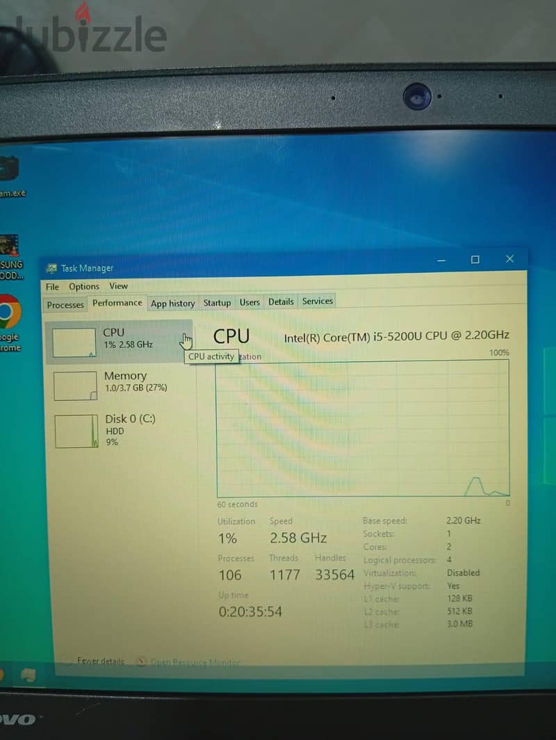 Lenovo thinkpad x250 4