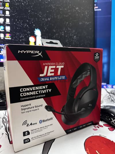HyperX Cloud Jet Dual Wireless ( open box )