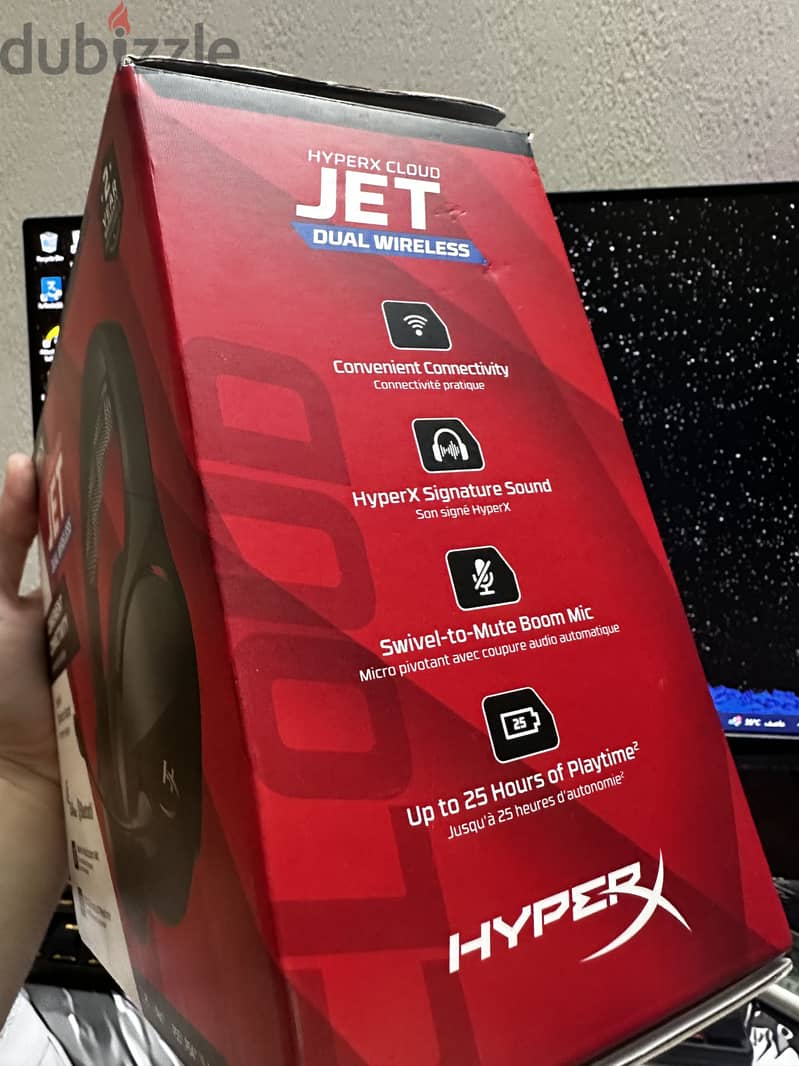 HyperX Cloud Jet Dual Wireless ( open box ) 3