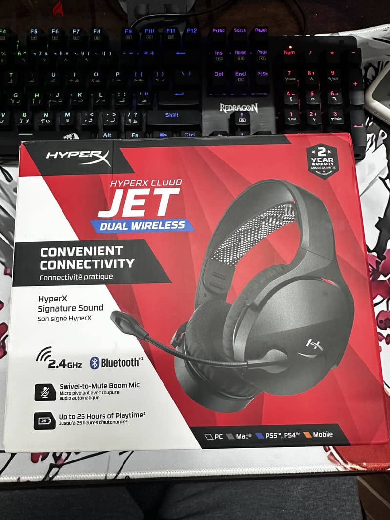 HyperX Cloud Jet Dual Wireless ( open box ) 4