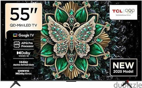 شاشة tcl c6k  4k mini led استعمال شهور ضمان ساري سنتان