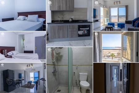 First-row apartment directly on the sea with furniture and appliances