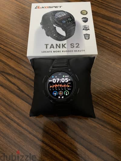 Smart Watch   -KOSPET Tank S2 Black –  ساعه سمارت