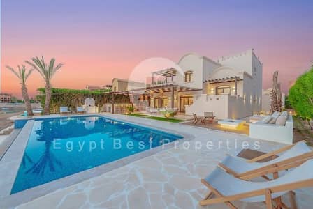 Villa 5beds with private pool  for Sale Sea View in Veranda  Red Sea Hurghada Early Delivery over 6 years