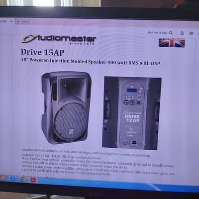 Professional PA SOUND SYSTEM STUDIO MASTER U. K
