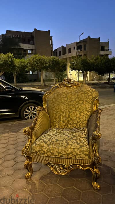 صالون مدهب فرنساوي للبيع