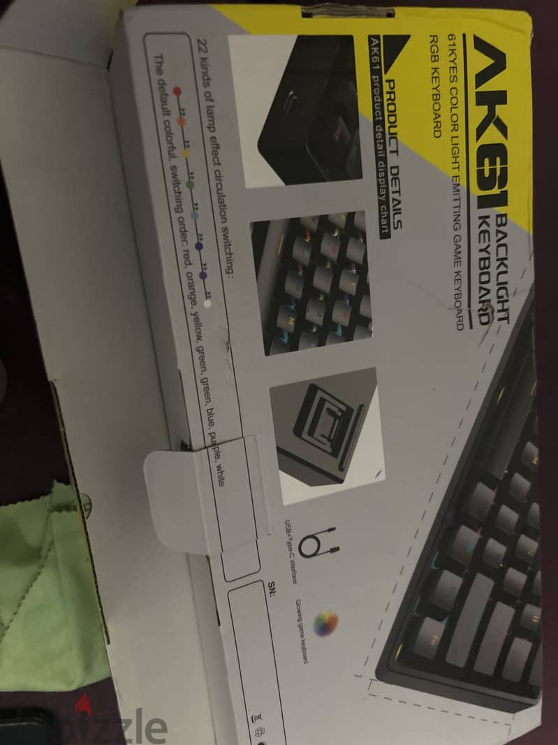 AK 61 Backlight Keyboard 2