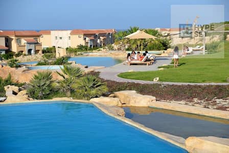 في تلال للبيع شاليه غرفتين لوكيشن مميز  pool view اقل مقدم 500 الف في السخنة الزعفرانة - telal sokhna