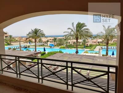 Ready to move in fully finished chalet at La Vista Ray second floor 125m with roof pool view with down payment & prime location of Tawaheen Al Hawa