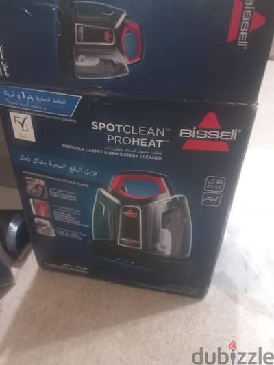 جهاز إزالة البقع من المفروشات والسجاد Bissell Spot Clean Pro Heat