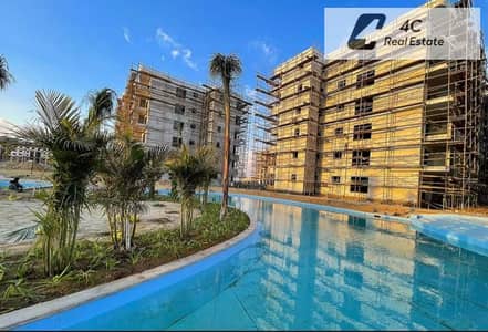 شقة استلام فوري بمقدم وتكملة أقساط ريسيل بأقل من سعر الشركة في Palm Hills New Cairo التجمع الخامس بالقرب من الجولدن سكوير وشارع التسعين للبيع