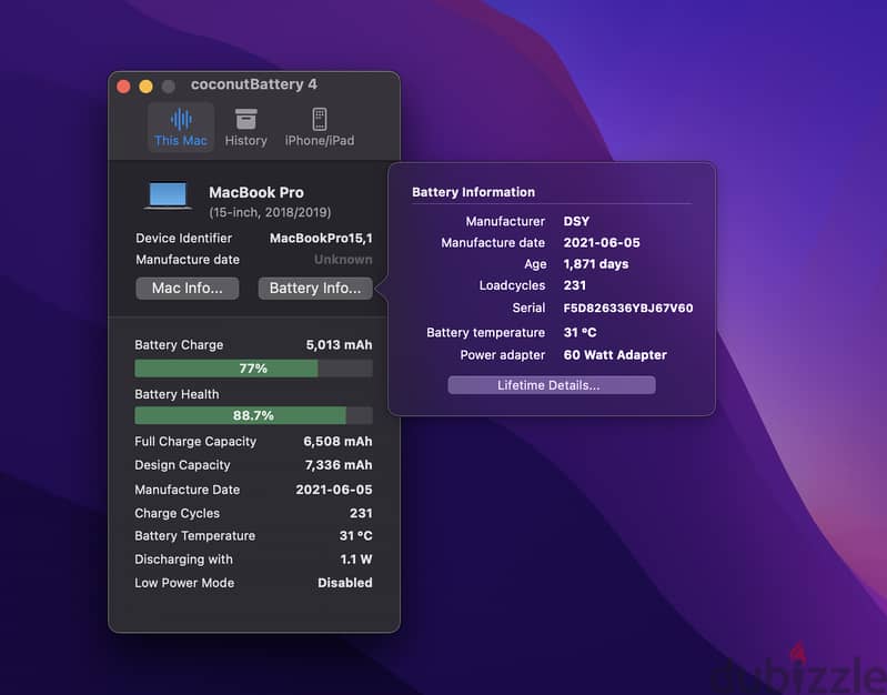 MacBook Pro 15 2018 5