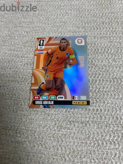 panini Fifa Trading card - virgil van dijk Icon #312