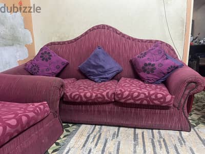 انتريه كنبه و ٣ كراسي