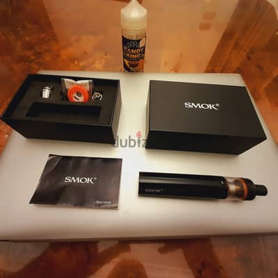 فيب Smok بحالته و علبته و جميع مشتملاته و محتاج تغيير بطاريه