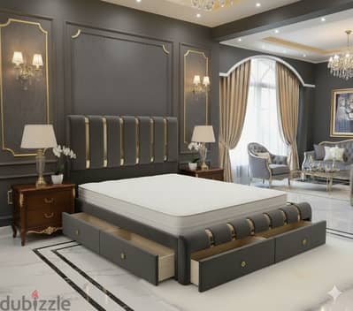 سرير كابتونية ملكي فخامة التصميم وجودة التصنيع تشكيلة فاخزة ومميزة