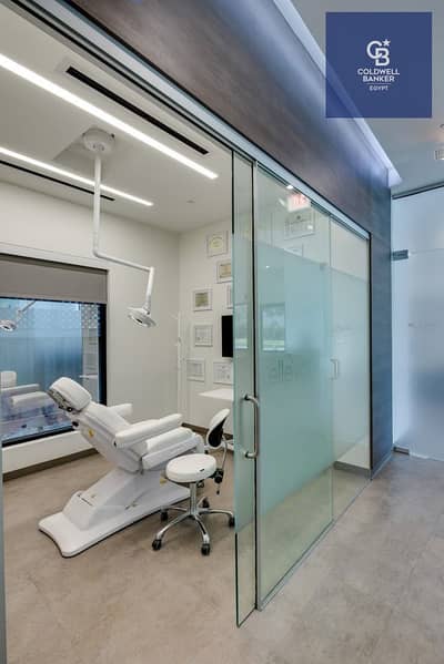 A fully finished, ready-to-use clinic equipped with air conditioning, located in the heart of the Fifth Settlement—just one building back from South 9